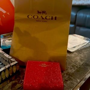 Coach pink Wallet